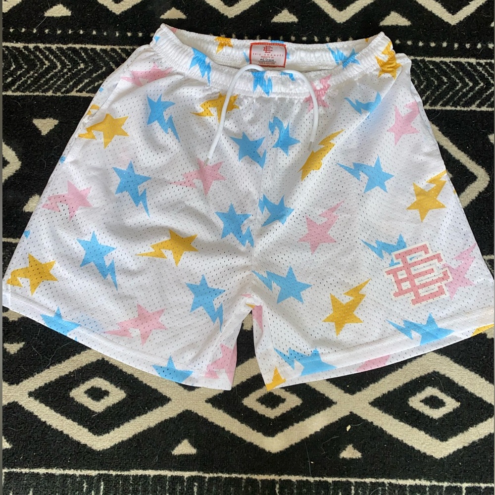 Eric emanuel bape shorts size medium